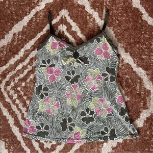 Floral y2k cami top